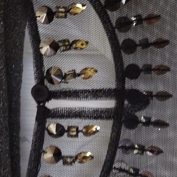 BCBGMaxazaria EUC Cold Shoulder Embellished Cocktail Sheath Dress - Picture 5 of 8